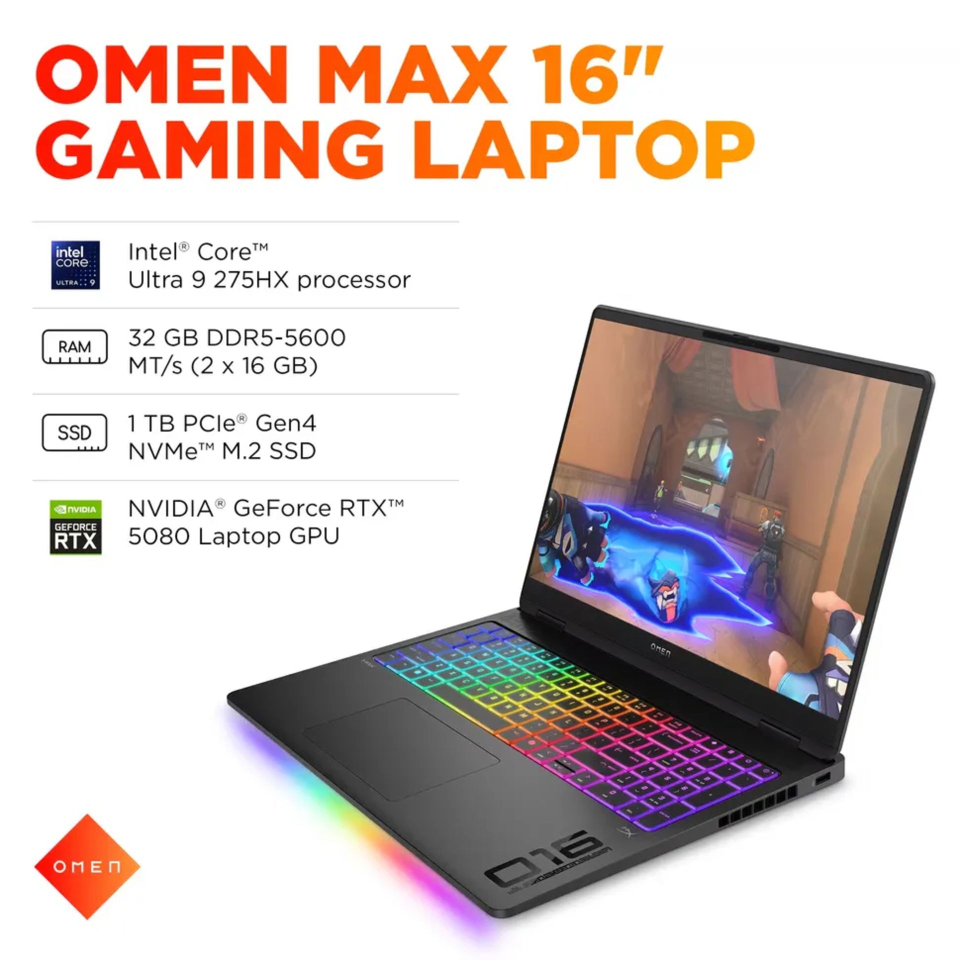 لپ‌تاپ گیمینگ اچ‌پی Omen 16 Max